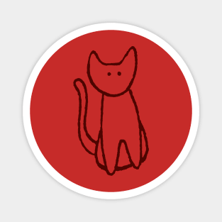 Red Cat Magnet